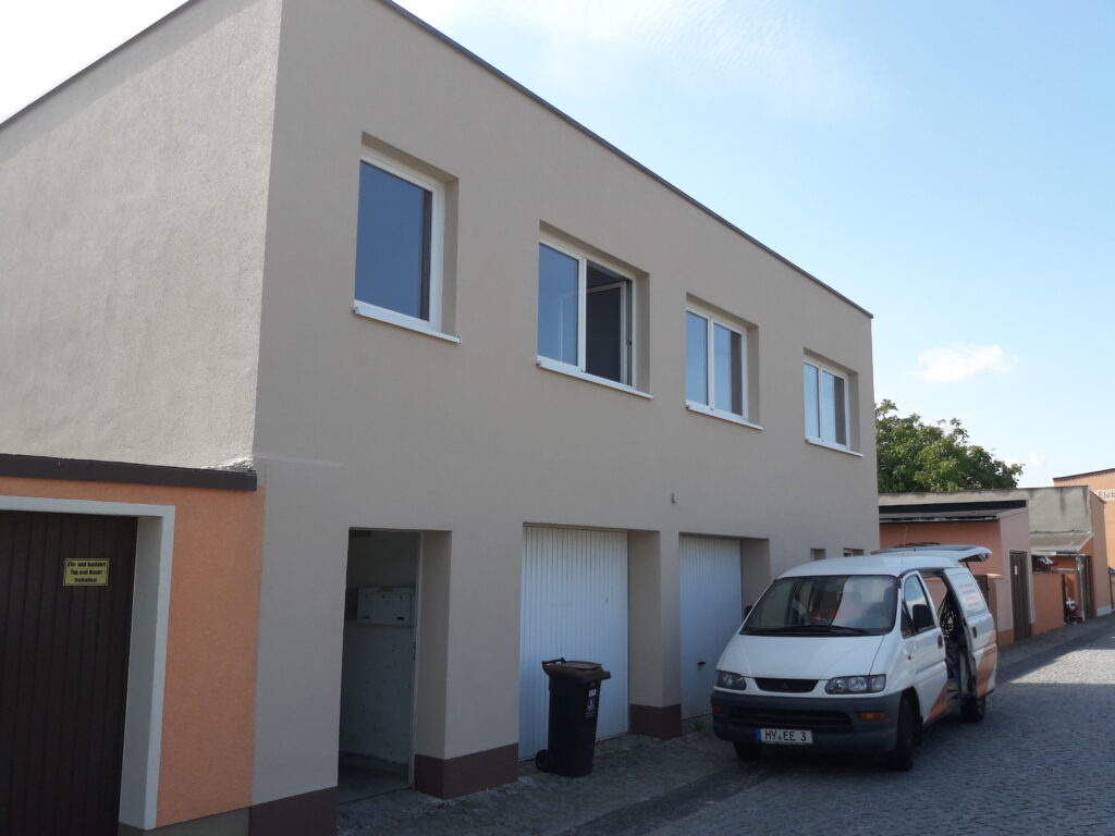 Fassade nach der Sanierung in Königsbrück